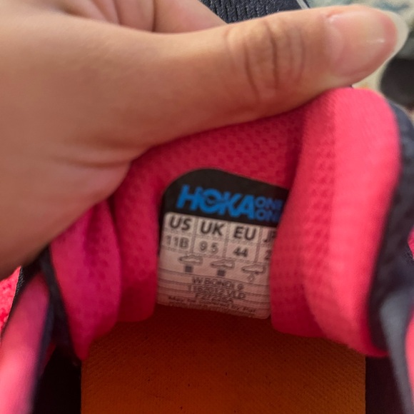 HOKA Women's size 11 Running Shoes - Navy and Pink - Picture 2 of 4